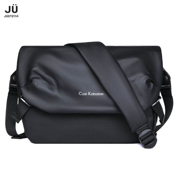 Just Star Postman's bag Men's functional crossbody bag Waterproof