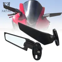 Motorcycle Modified Wind Wing Adjustable Rotating Rearview Mirror For Honda Africa Twin CRF 1000L 1000G CB 500 FA XA CB-1 CB400F