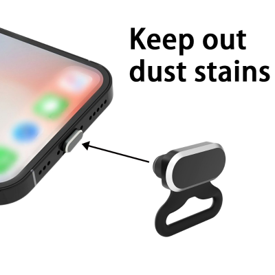 Hot Anti-Lost Dust Plug ศัพท์มือถือ Lanyard Patch Tether พร้อมปลั๊กฝุ่น USB Type C ชาร์จพอร์ต Anti Dust Cover สำหรับ Samsung