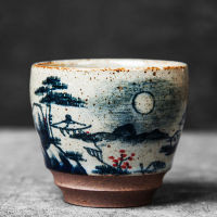 Master Hand Painted Mountain Pottery Cups Tea Cup Set Teaware Bowl For Tea Ceremony Coffee Mugs