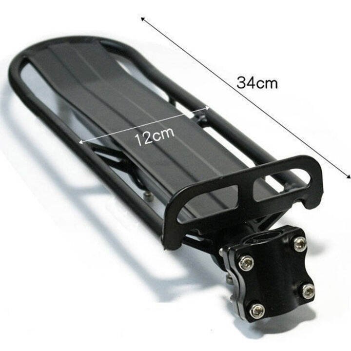 Seatpost Mount Rear Back Cargo Pannier Rack Bike Rear Rack for Mountain