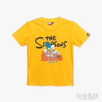 DOSH BOYS T-SHIRTS THE SIMPSONS เสื้อยืดคอกลม แขนสั้น เด็กชาย FSIBT5053-YE