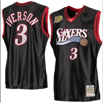 Allen iverson shop youth black jersey