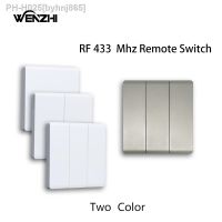 ◑™₪ 1/2/3Gang Smart Wireless Switch RF 433 Mhz 86 Portable White/Gray Home Wall Panel Buttons Remote Control Light Module Receiver
