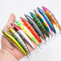 Minnowเหยื่อล่อปลา7.5G/10ซม.ลอยเหยื่อแบบแข็งปลอมBass Wobblers Lures