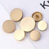 10pcs 10/15/20/25mm Golden Fashion Metal Buttons for Shirt Simple Coat Jacket Shirt Buttons 20mm Decorative Buttons for Clothing Haberdashery