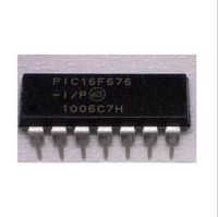 1ชิ้น Pic16f676-i /P Pic16f676 16f676วงจรรวม Mcu 1 K W/ad 14-Dip