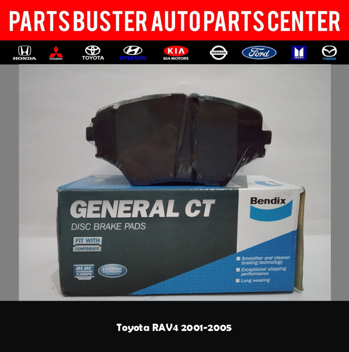 Brake Pad Front For Toyota Rav Db Genuine Bendix