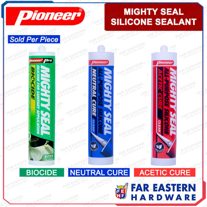 PIONEER Silicon Sealant Acetic Cure Neutral Cure Biocide Mighty