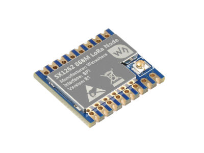 Waveshare Core1262โมดูล Lfhf LoRa,ชิป SX1262,การสื่อสารระยะไกล,ป้องกันการรบกวน,เหมาะสำหรับย่านความถี่ย่อย GHz