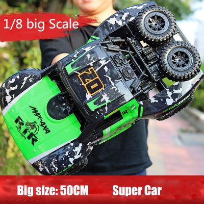 Big Scale 1/8 Remote Control Amphibious Remote Control Off-road Car 2.4G RC Cross Country Vehilce Model Toys Gift For Children