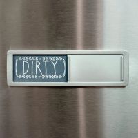 Excellent Magnet Clean Dirty Sign Dishwasher Accessory Long Lasting Magnet Indicator Sign Non-scratch for Kitchen