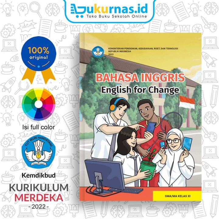 Buku Bahasa Inggris English For Change SMA/MA Kelas 11 K-Merdeka ...