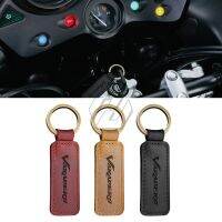 ✔☎สำหรับฮอนด้า XL125V XL125 XL1000 XL1000V Varadero พวงกุญแจรถจักรยานยนต์ Cowhide Keyring พวงกุญแจ