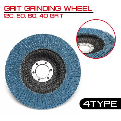 125mm 5" Angle Grinder Sanding Tool 13000 Rpm 40/60/80/120 Grit Grinding Wheel Flap Disc Zirconia Wear Resistance Abrasive Tools Cleaning Tools