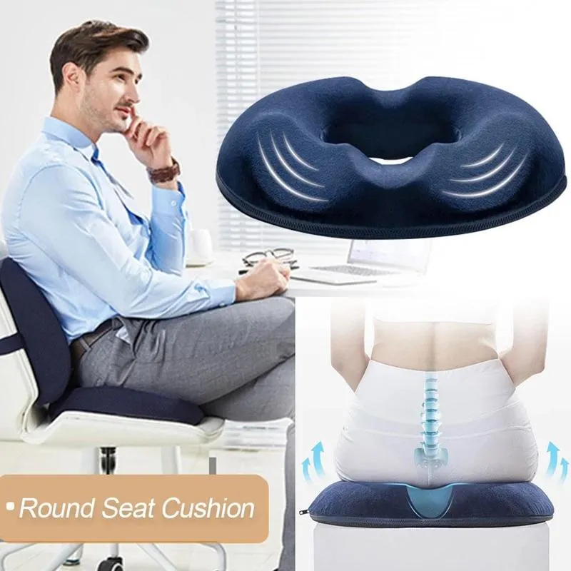 6 Color Coccyx Pain Relief Memory Foam Ring Chair Seat Cushion Pillow-relieve  Hemorrhoid Pain, Prevent Hemorrhoids