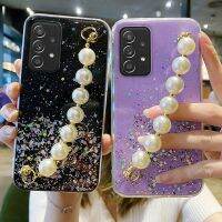 {OLI STUDIO} Luxury StarryBraceletCase สำหรับ SamsungA32 A52 A72 A52S A21S A02S A03S A12 A13 A11 A51 A50 A20นาฬิกาข้อมือปก