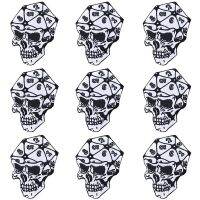 Pulaqi 10PCS Skeleton Patch Skull Animal Wholesale Patches Iron On Patches For Clothing Stripe Wholesale Dropship Custom Patch