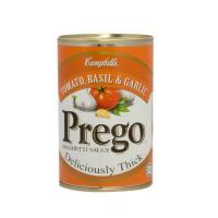 (แพ็ค 6) Prego สปาเก็ตตี้โหระพากระเทียม 300 กรัม