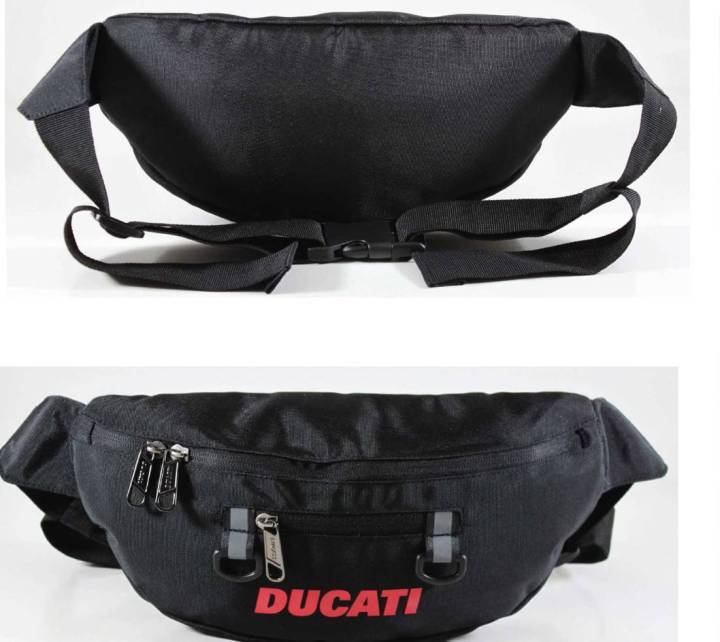 ducati-กระเป๋าคาดเอวดูคาติสีดำ-dct49-170