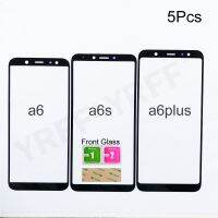 【Limited stock】 5pcs for galaxy a6 a6s a6 plus (2018) a605 a600 front glass panel (no touch screen) outer glass cover assembly parts