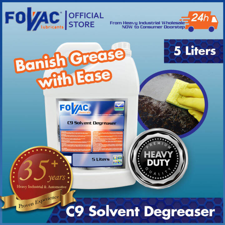 FOVAC C9 Solvent Degreaser/ Heavyduty Degreaser/ Removing oil sludge
