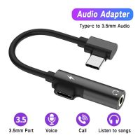 USB C DAC Adapter 2 In 1 Type C To 3.5 Earphone Adapter Audio Type-c To Earphone 3mm Jack AUX Usb C 3.5 For Xiaomi USB-C 3 5