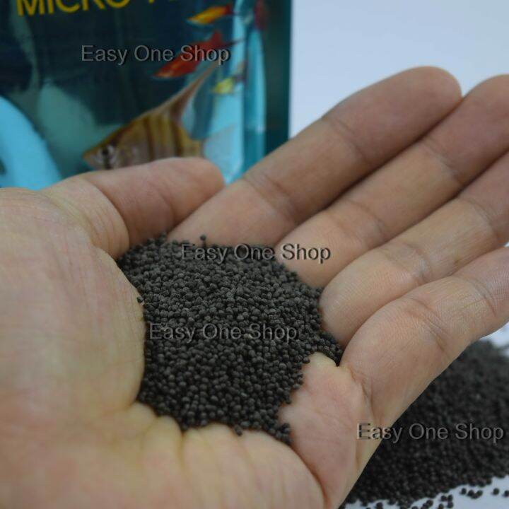 อาหารปลาเม็ดจิ๋ว-optimum-รุ่น-micro-pellet-ขนาด-50-กรัม-เม็ดลอย-น้ำไม่ขุ่น-เหมาะกับปลาปากเล็กทุกสายพันธุ์-จำนวน-1-ซอง