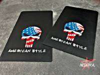 บังโคลนรถยนต์ AMERICAN SKULL วัยรุ่นอเมกัน แต่งสไตล์อเมริกา (เฉพาะแผ่น4แผ่น หน้า หลัง)