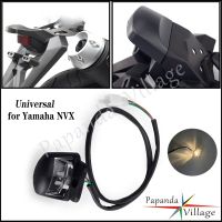 Motorcycle E9 E-Mark 12V 5W LED License Lights Motorbike Plate Lamp For Yamaha NVX 125 150 155 V1 V2 RM Aerox155 Aerox125 15-22