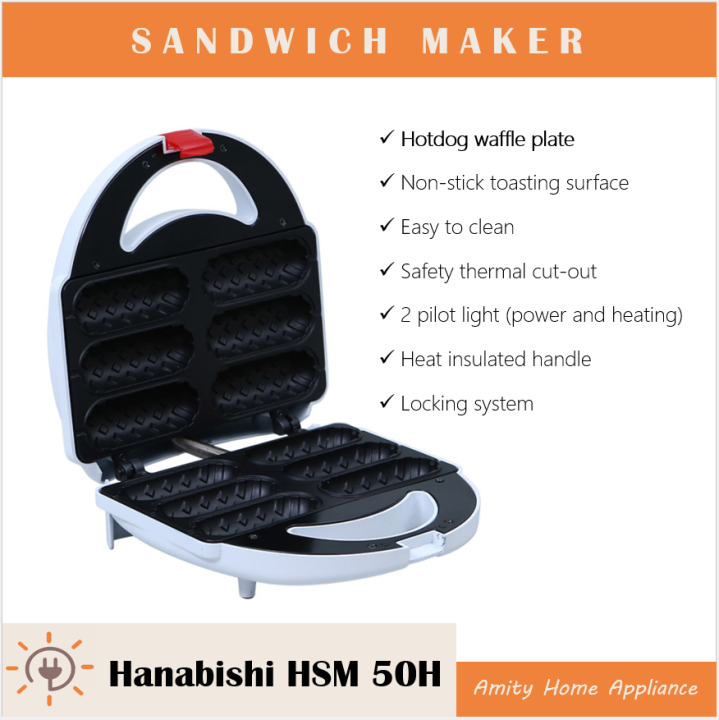 Hanabishi Hotdog Waffle Maker HSM50H Lazada PH