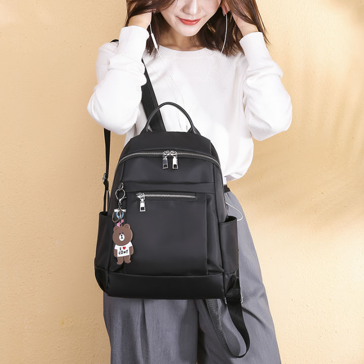 LouisWill bag perempuan Fashion Backpack Women Backpacks Waterproof Bag ...