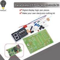 DIY LED Pcb จอแสดงผล LED Logic ปากกาอิเล็กทรอนิกส์ชุดโมดูลสูงและต่ำระดับทดสอบวงจร Soldering บอร์ดฝึกชุด