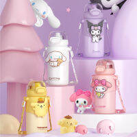 Sanrio Dudu ถ้วยอุ่นเด็กผู้หญิง,แก้วน้ำตรงน่ารักถ้วยทรงกลมใหญ่นักเรียน