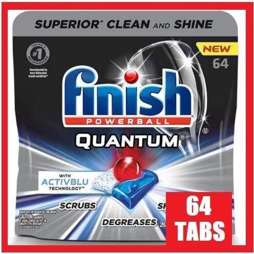 liquid detergent Finish Quantum Dishwasher Detergent Powerball ...