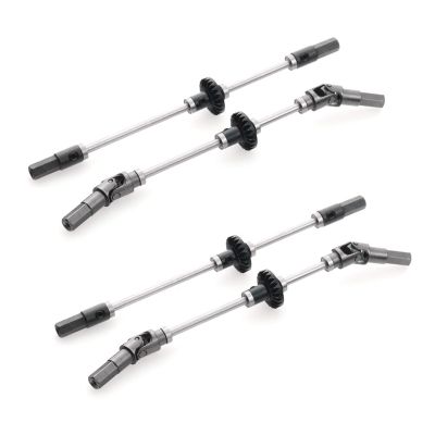 4Pcs Front &amp; Rear Axle Shaft for MN D90 D91 D96 MN-90 MN99S 1/12 RC Car Upgrade Parts Accessories