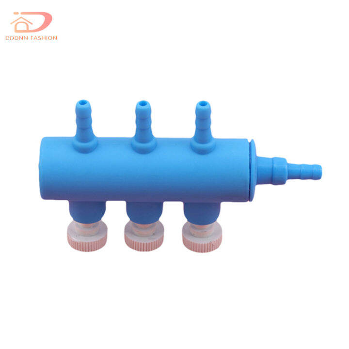 DN Aquarium Air Pump Hose Splitter Air Distributor Adjustable Tracheal