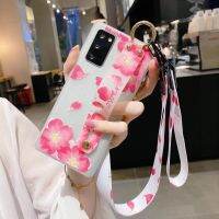 {OLI STUDIO} Crossbody Chainfor Samsung Galaxy Note20ultra S20FE A51 A71 Note10Lite Lanyard FlowersCases