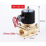 HCMLOẠI TỐT BÁN CHẠY Van điện từ phi 21 phi 27phi 34 thường đóng 220V van