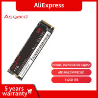 Asgard m. 2 SSD M2 512GB PCIe NVMe 512GB 1TB 2TB Solid State Drive 2280ฮาร์ดดิสก์ภายในสำหรับแล็ปท็อป Cache