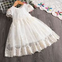 White Lace Girl Summer Dress Tutu Baby Girl Casual Clothes Kids Girls Dresses For Party And Wedding Princess Children Clothing  by Hs2023