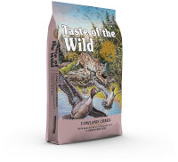 Taste of the Wild Lowland Creek อาหารแมว สูตรนกกระทาย่าง และเป็ดย่าง สำหรับแมวกินยาก (680gx2)