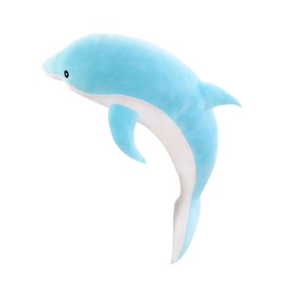 30-100cm Kawaii Soft Dolphin Stuffed PP Cotton Animal Nap Pillow Children Birthday Gift Home Furnishings