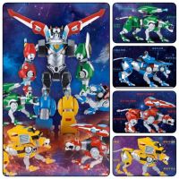 PLAYMATES Assembled Lions Voltron Movable Beast Monster Animal Action Figure Robots Collection Gifts