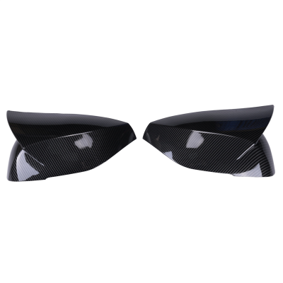 For Q50 Q60 Q70 QX30 2014-2021 Carbon Fiber Color Rearview Mirror Cover Caps Side Door Mirror M Style Pair