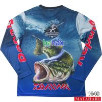 Baju Sukan Memancing Wave Sufing Ocean Blue 1046