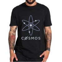 Cosmos Cryptocurrency Logo Tshirt Atom Crypto Token Classic Mens Tee Cotton Short Sleeves