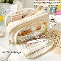 Pen Bag Cute Gifts Storage Bag Stationery Multifunctional Kawaii Pencil Cases Large Capacity