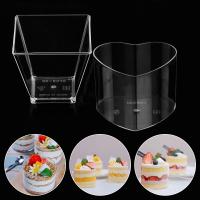 【CW】 10Pcs Plastic Dessert Cups Reusable Yogurt Mousses Wedding Supplies