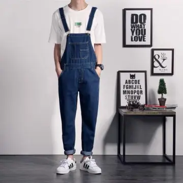 Dropship Men's Denim Bib Overalls Slim Fit Jumpsuit With Pockets to Sell  Online at a Lower Price | Doba